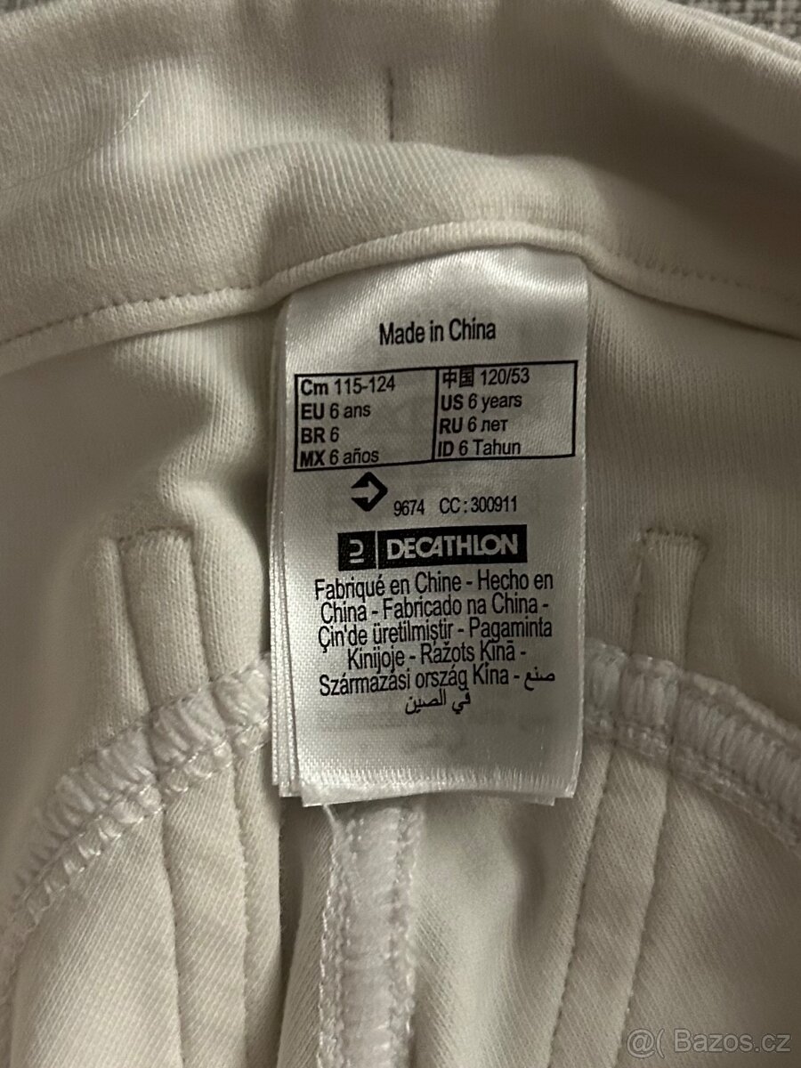 Bílé dětské rajtky (cca 6 let) - 3