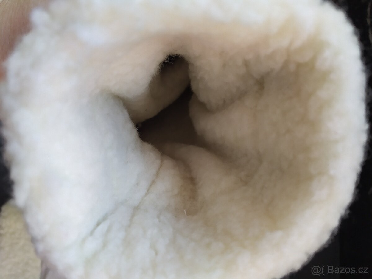 Kožené rukavice palčáky - 3