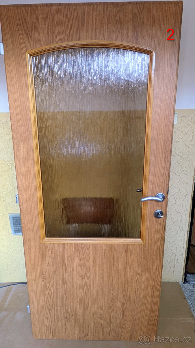 7x interierové dveře s kováním a zámkem - 3