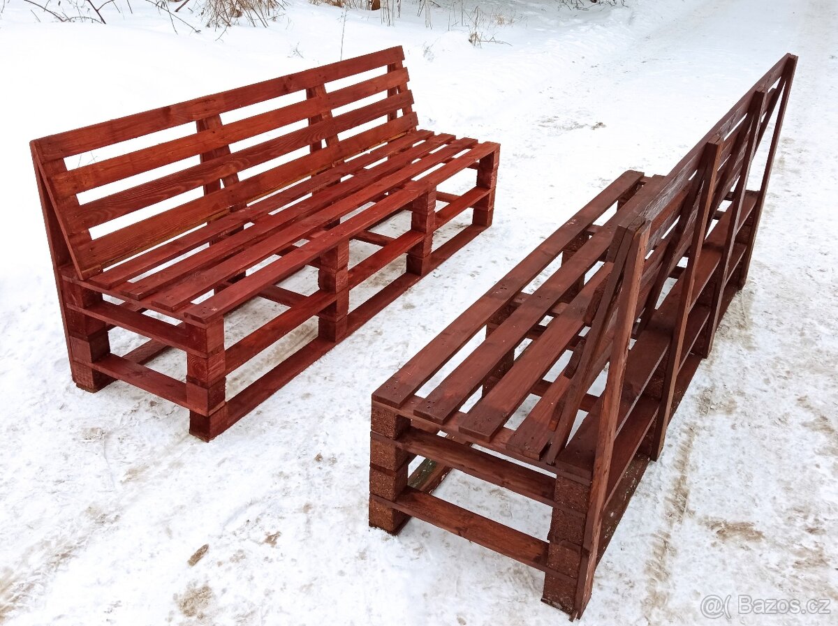 Dřevěná lavice - 3