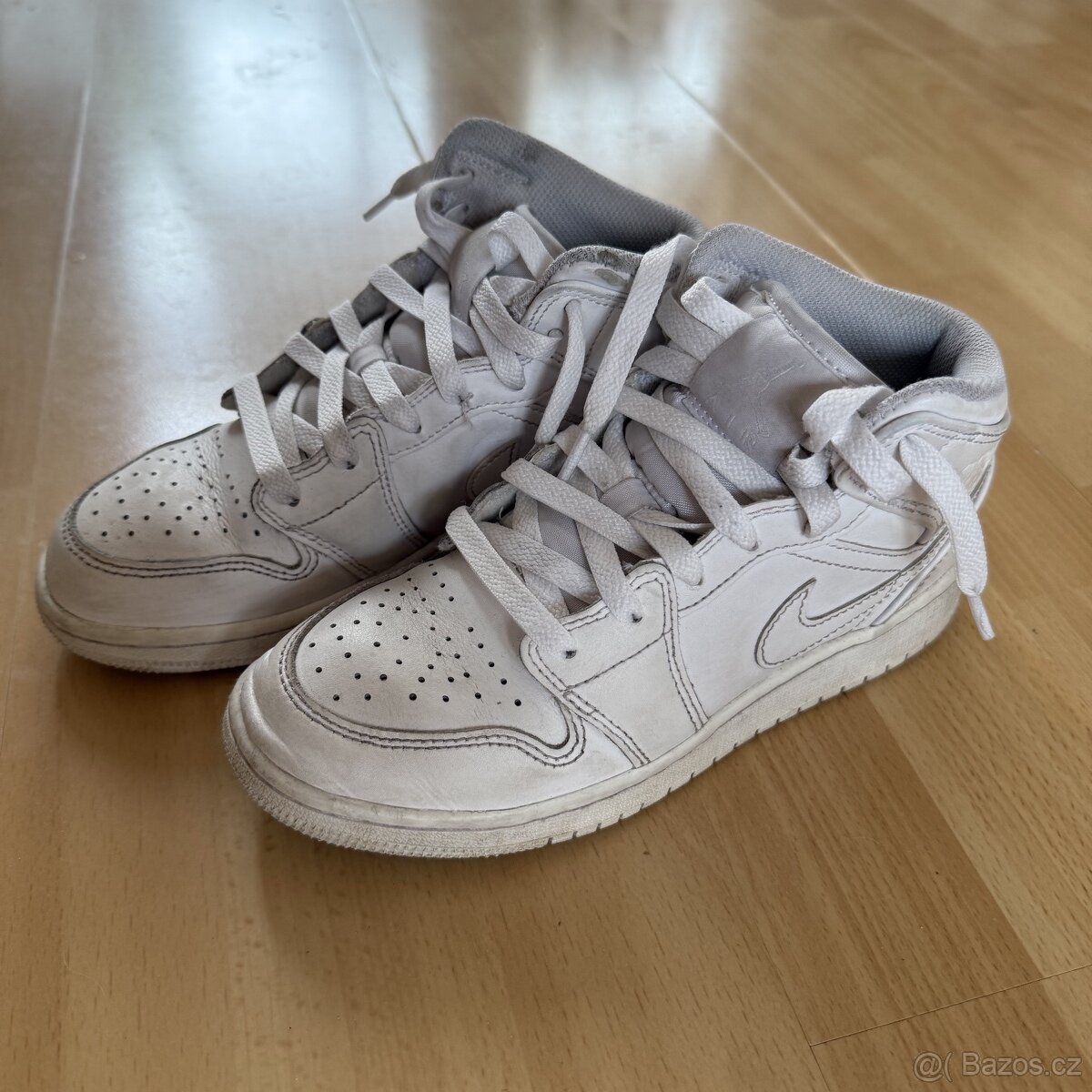 Air Jordan 1 Mid bílé – vel. 36 - 3