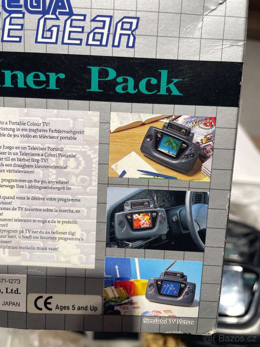 Sega Game Gear + TV Tuner Pack + hry Columns a Slider - 3