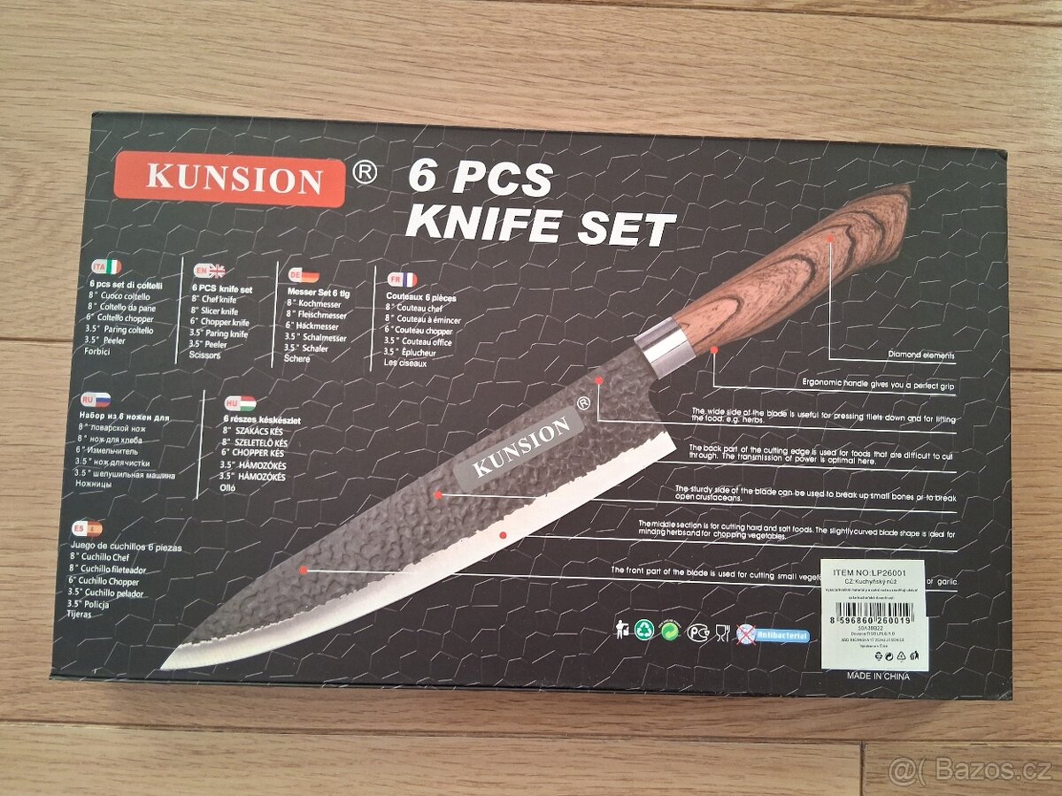 Sada Kuchynských nožů 6ks (Made In Germany - 3