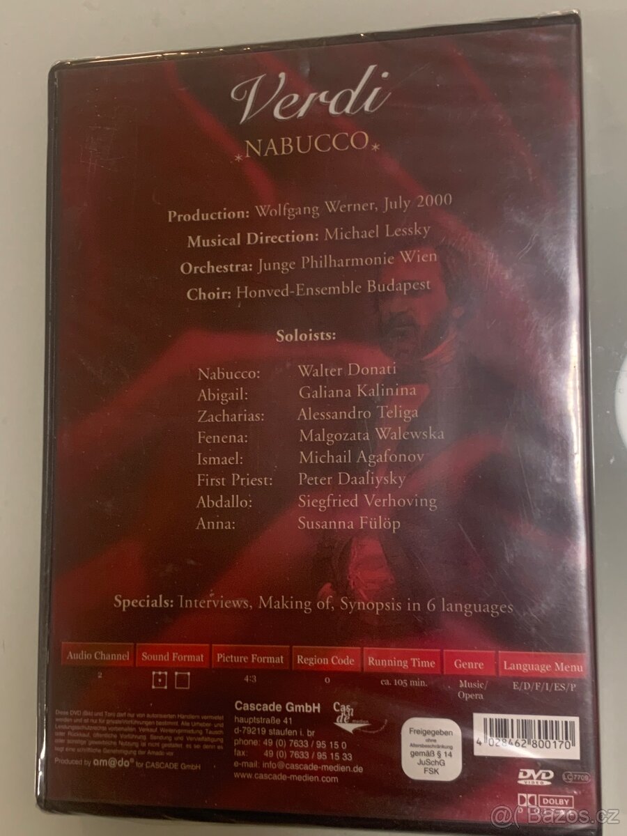 Světové opery 4 DVD - 3