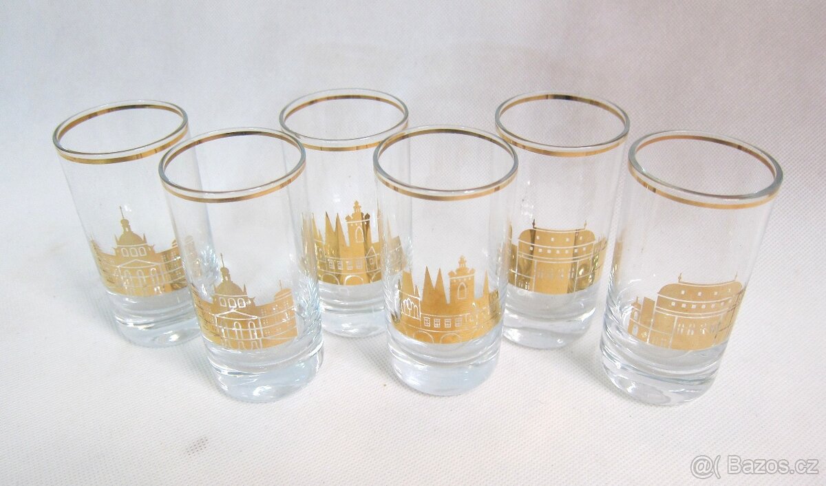 Praha - skleničky 1dcl - 3