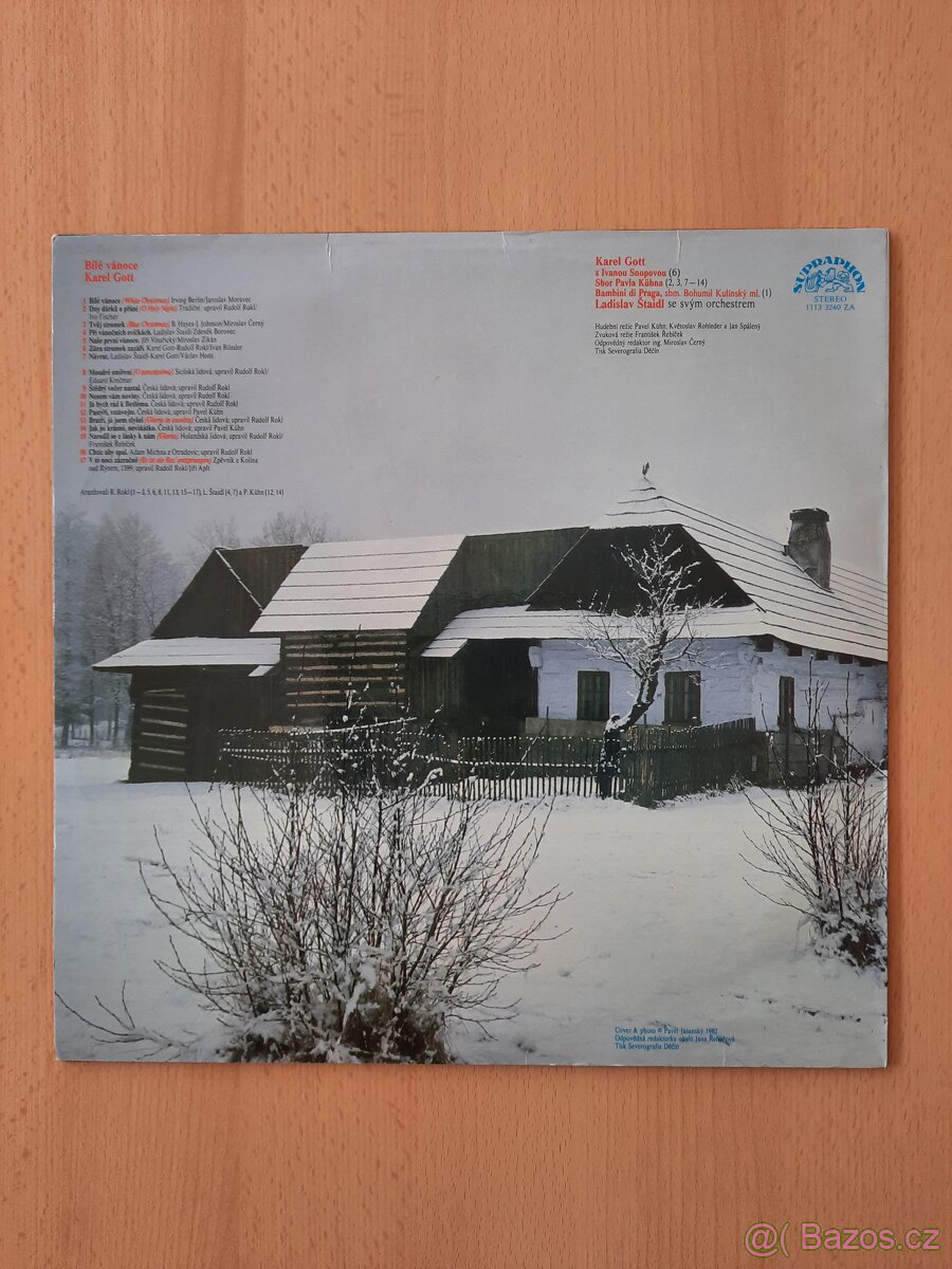 Bílé vánoce / LP Karel Gott vyd.1982 - 3