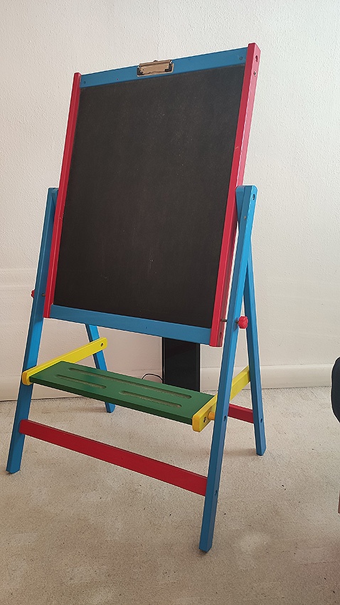 DĚTSKÁ OTOČNÁ OBOUSTRANNÁ TABULE KŘÍDA - FIX- MAGNET - 3