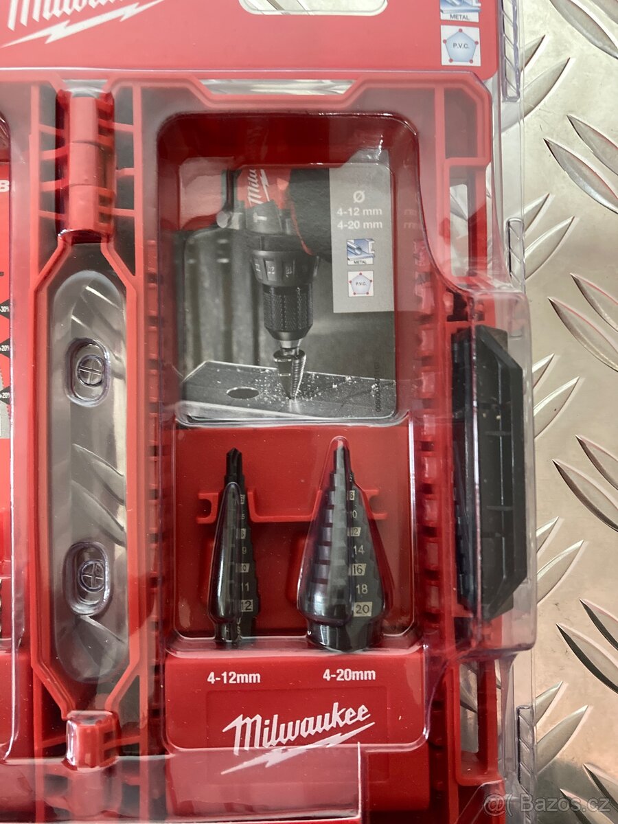 Sada stupňovitých vrtáků a vrtáků do kovu MILWAUKEE 48899350 - 3