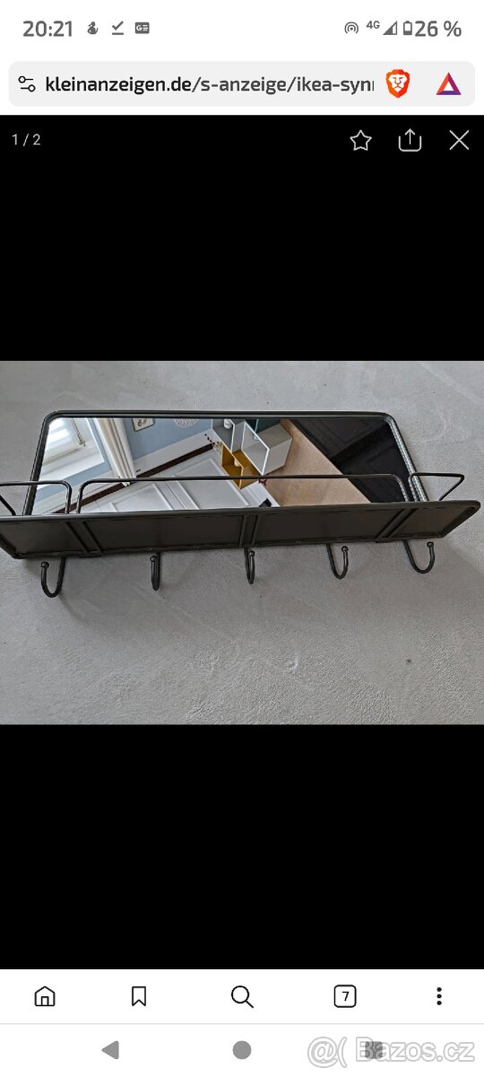 Zrcadlo do koupelny Ikea SYNNERBY - 3