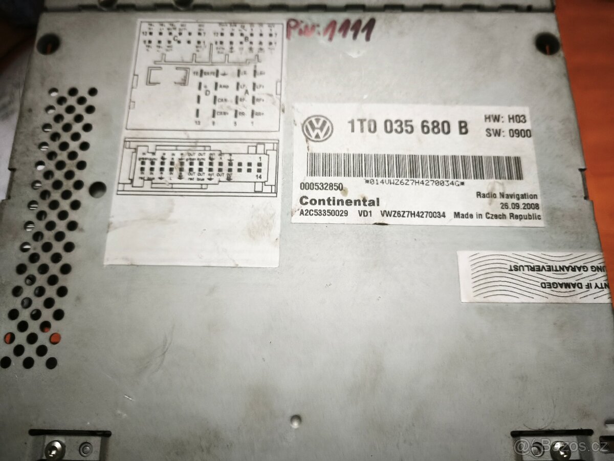 Rádio, navigace, autorádio Columbus / RNS 510 - 3