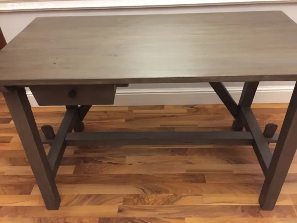 Rustikální masivní psací stůl, výrobce Loberon - 3