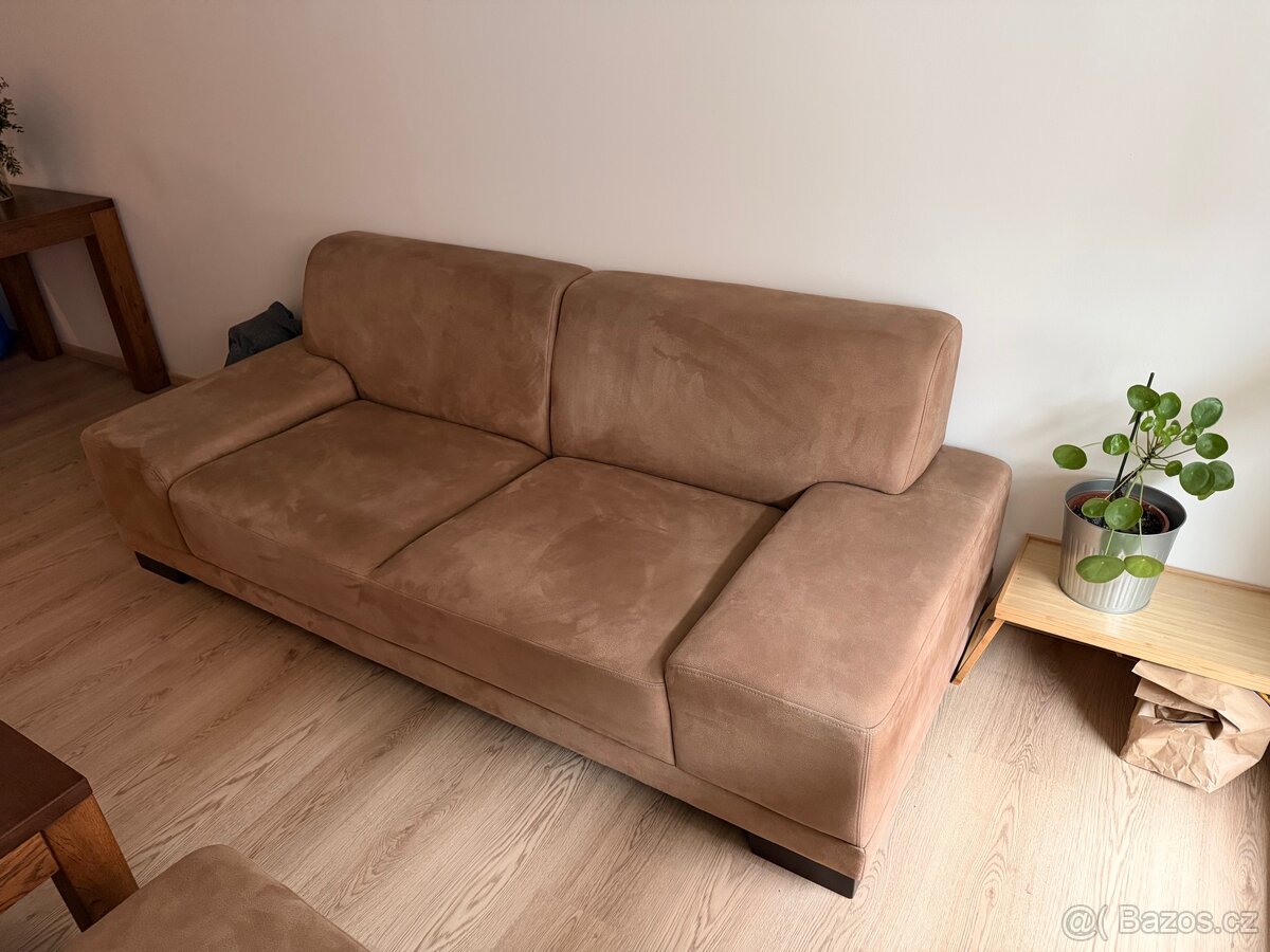 Hnědá sedačka 210x90cm - 3