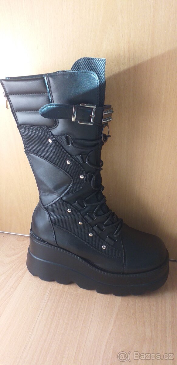 boty metal/punk/gotika dámské - 3