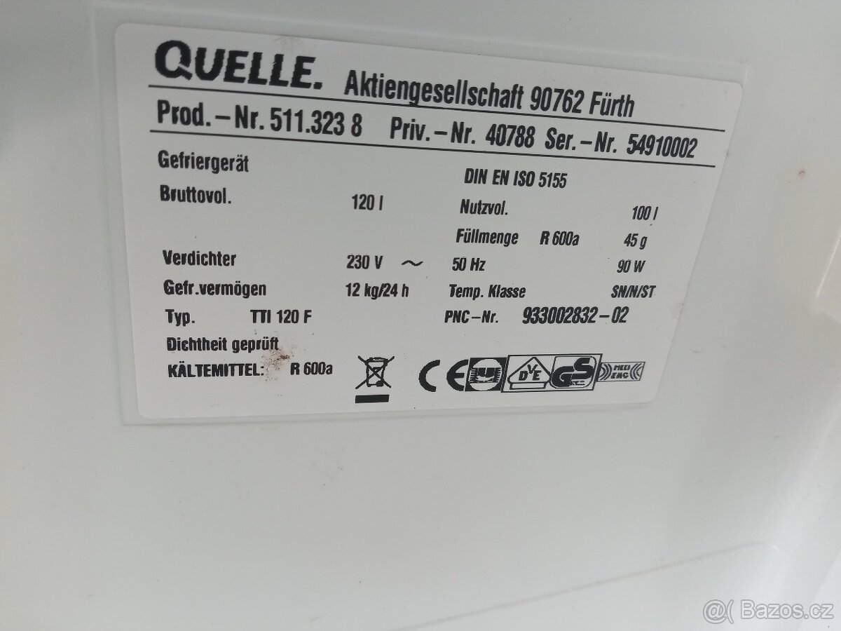 Mrazák Privileg ( 3 šuplíky ) - 3