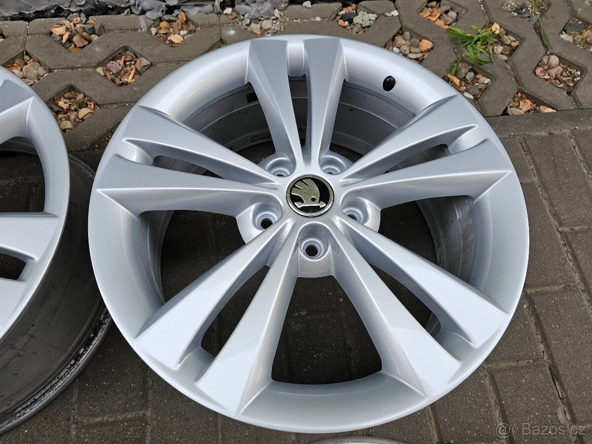 ALU kola disky Škoda 5x112 R18 Neptune Octavia RS - 3