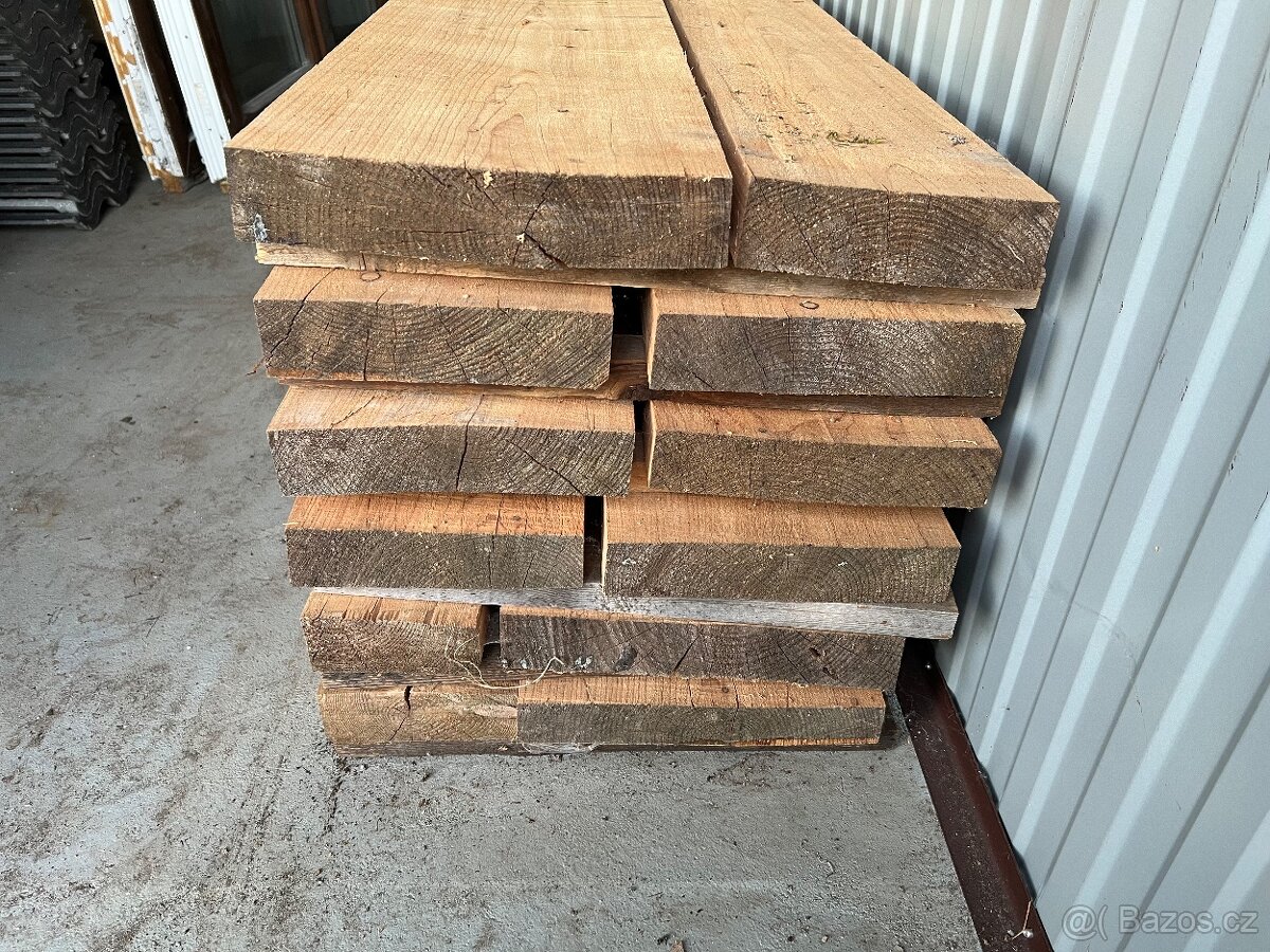 Modřín ošny/ prkna 52mm - 3