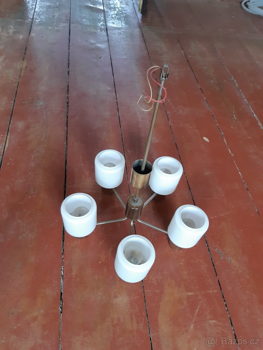 Starožitný lustr 5 ramenný - 3