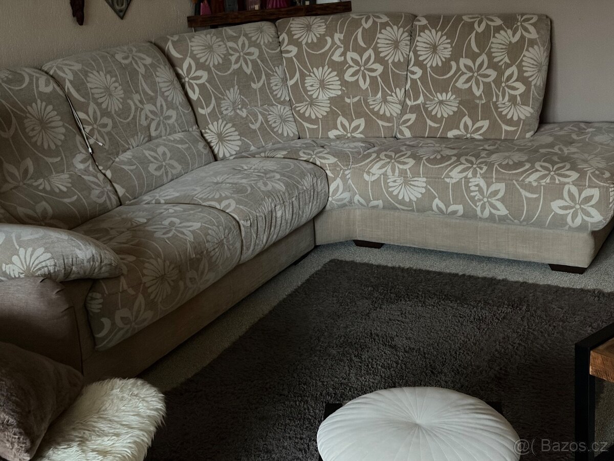 Béžová sedací souprava - 3