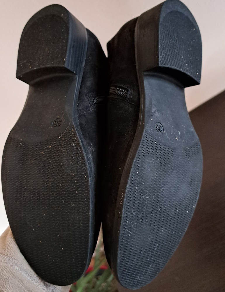 Semišové kozačky, vel. 36 - 3