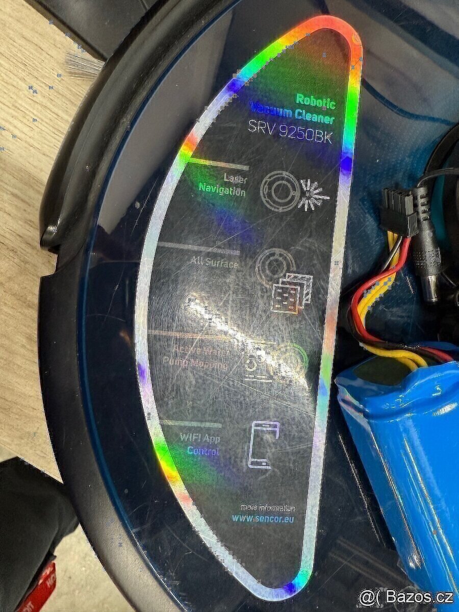 Robotický vysavač Sencor SRV 9250BK 2v1 NA DÍLY - 3