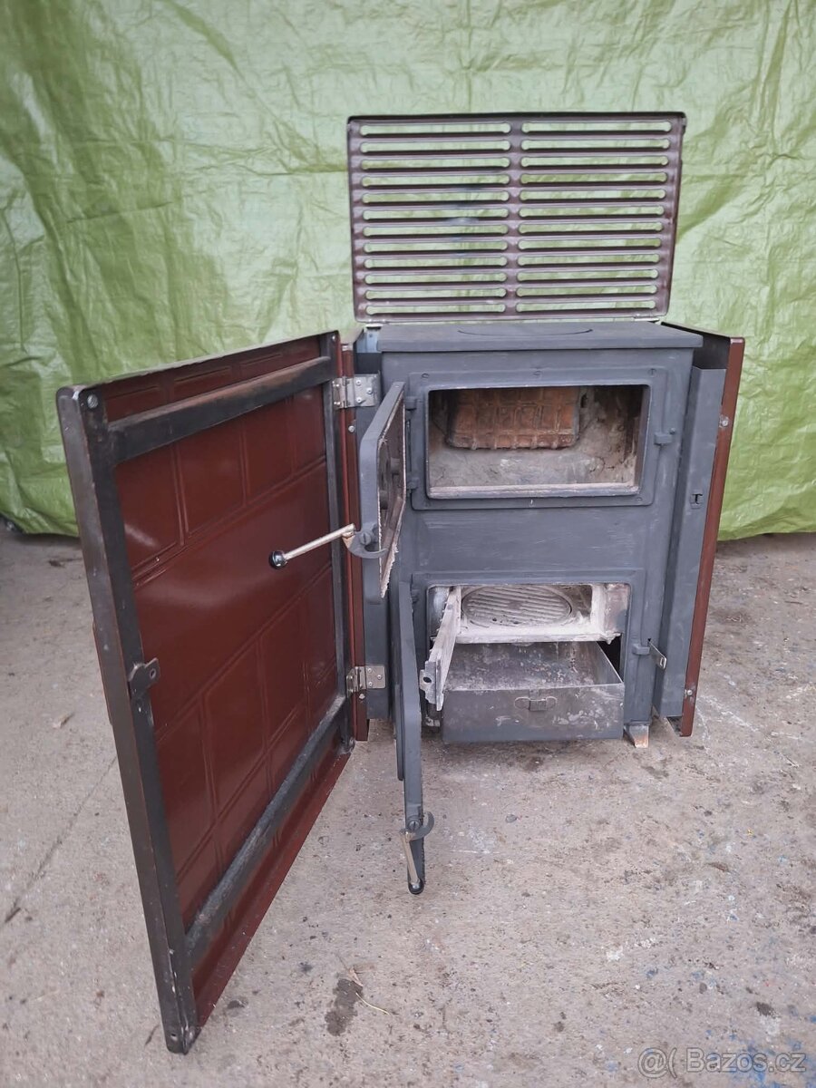 Prodám litinová kamna Filakovo 5kw - 3