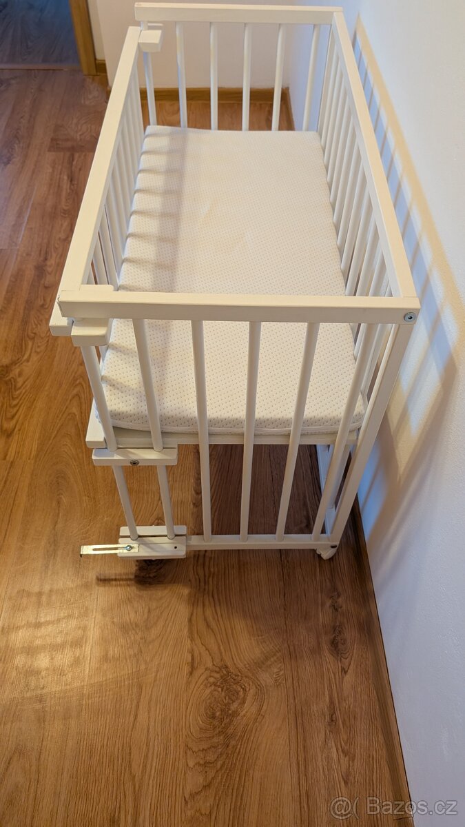 Přístavná postýlka - Dřevěná - 3