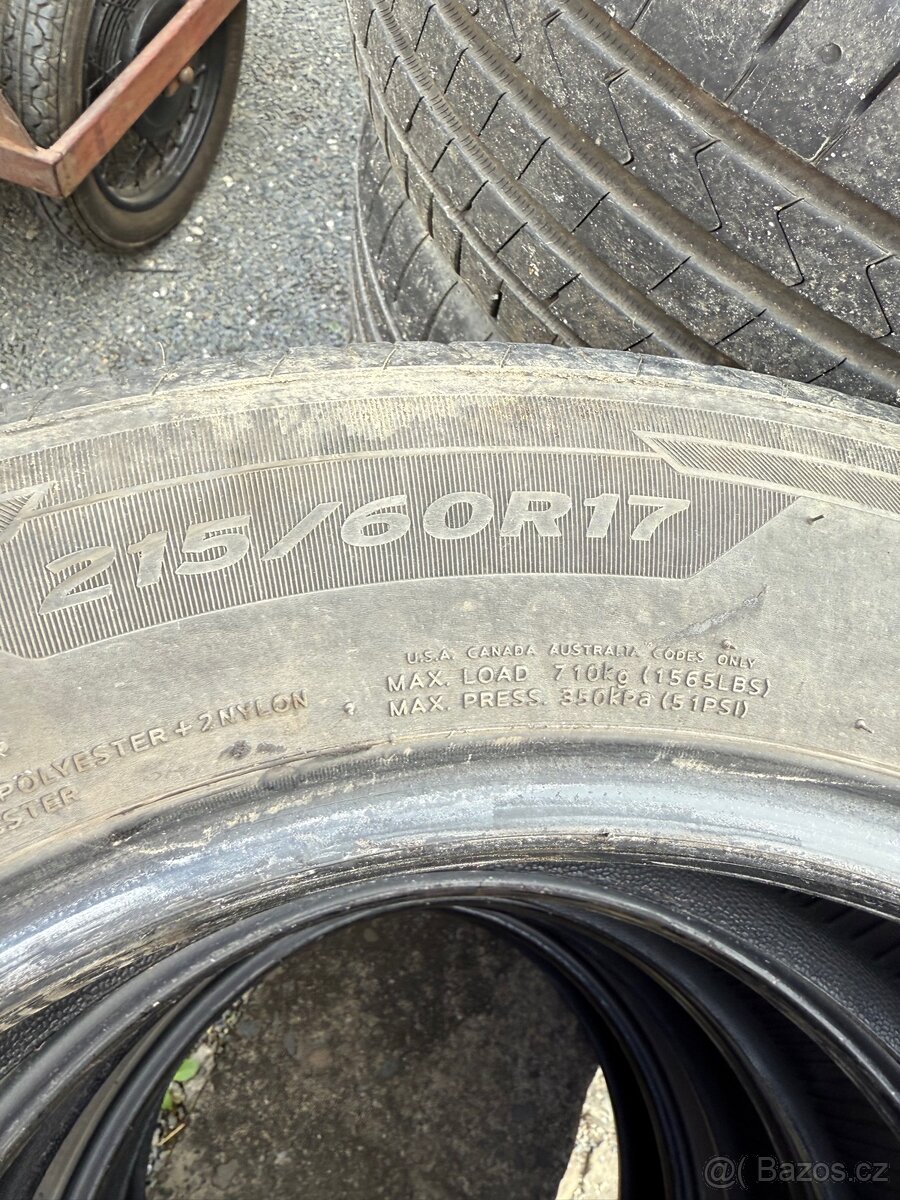 zimní pneu kola CMS 215x60 r17 Tiguan, Kodiaq +letní pneu - 3