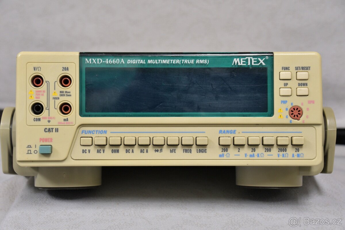 Digitální multimetr Metex MXD-4660A - 3