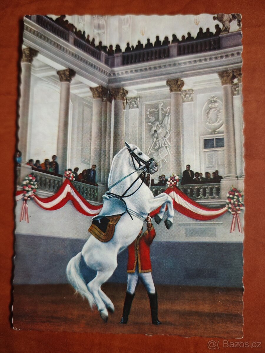 Staré pohlednice Španělské školy ve Vídni - 3