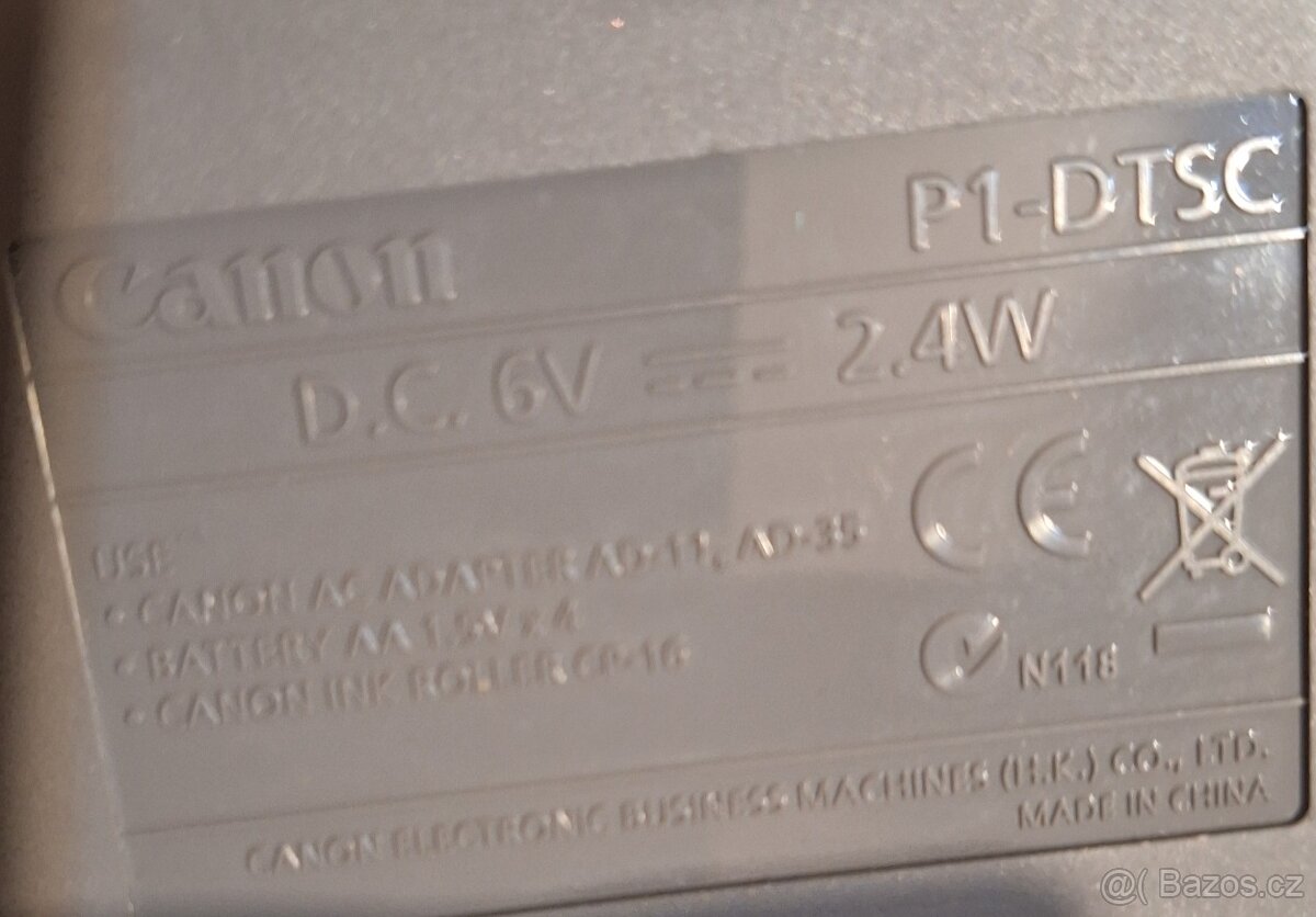 Canon P1-DTSC kalkulacka - 3