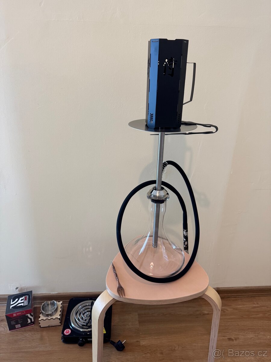 Prémiová vodní dýmka Vyro – Versa Silver, nová - 3