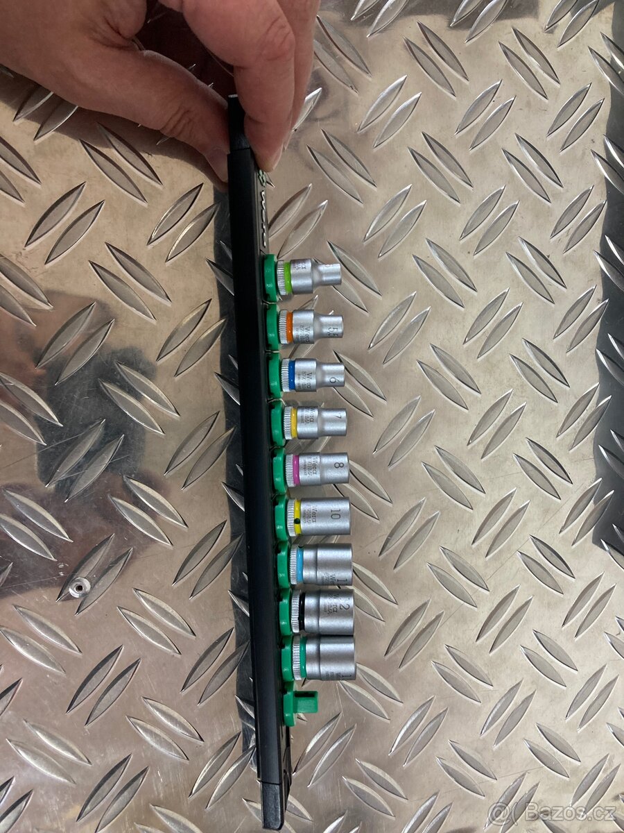 WERA magnetická lišta s ořechy 5-13 mm sada 9ks 05005400001 - 3