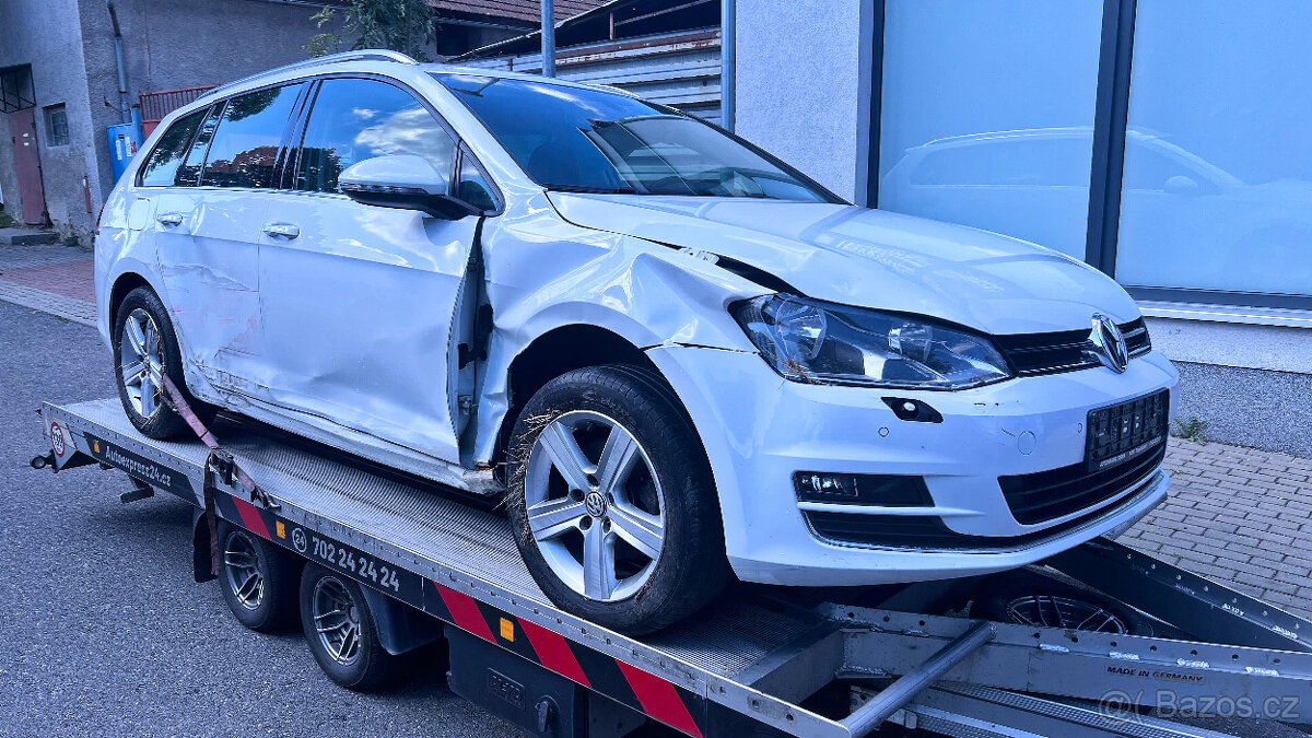 Vůz na náhradní díly VW Golf 7 kombi 2014 CLHA PYS LC9A - 3