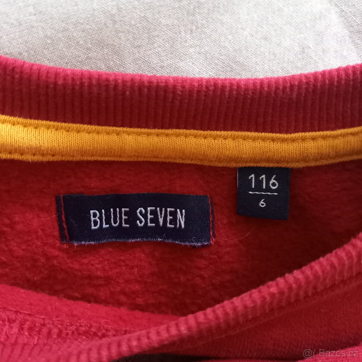 Dětská mikina BlueSeven vel. 116 červená - 3