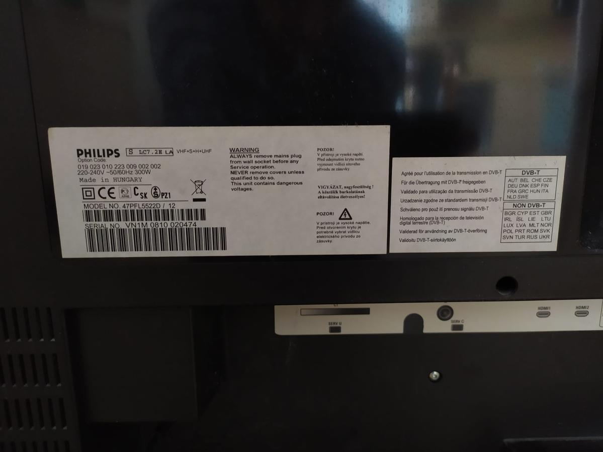 TV Philips 47PFL5522D/12 - 3