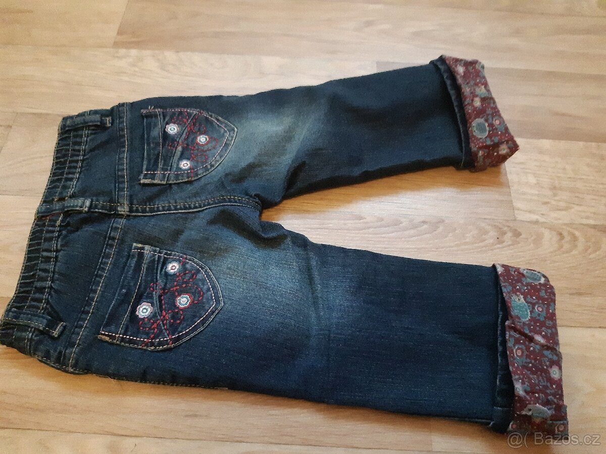 Dívčí zateplené rifle - 3