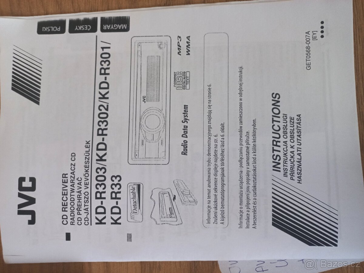 JVC autorádio - 3