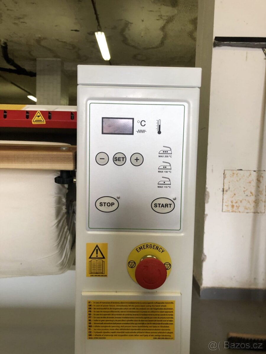 Profesionální průmyslový korytový mandl Primus i25-140 EL - 3