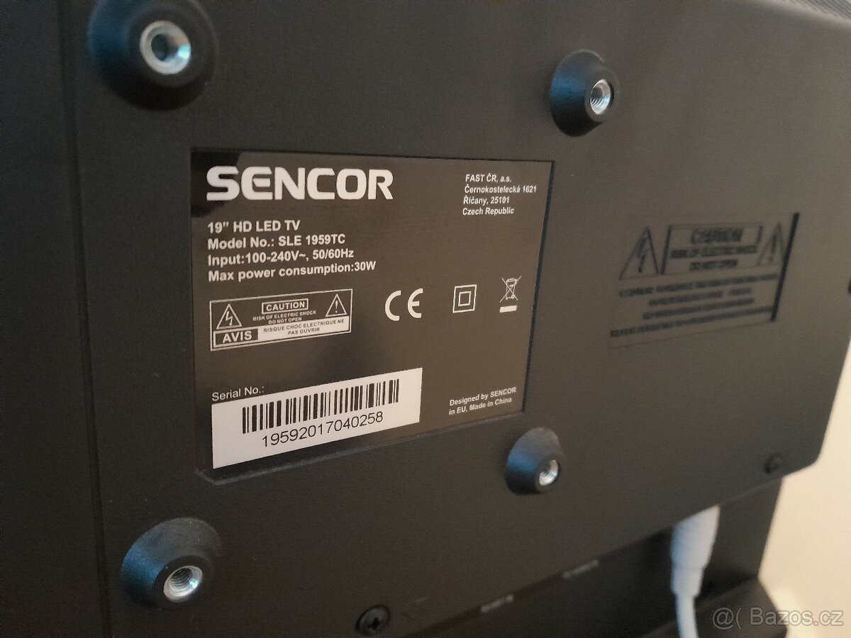 Televize Sencor 47 cm, DVB T2, HD LED TV - 3