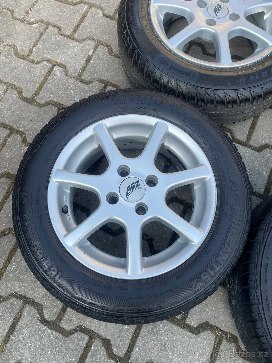 ☀️ALU LETNÍ KOLA 4x100 185/60 R14 - 3