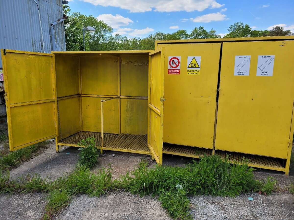 Plechové skříně na uložení tlakových láhví 2 ks - 3