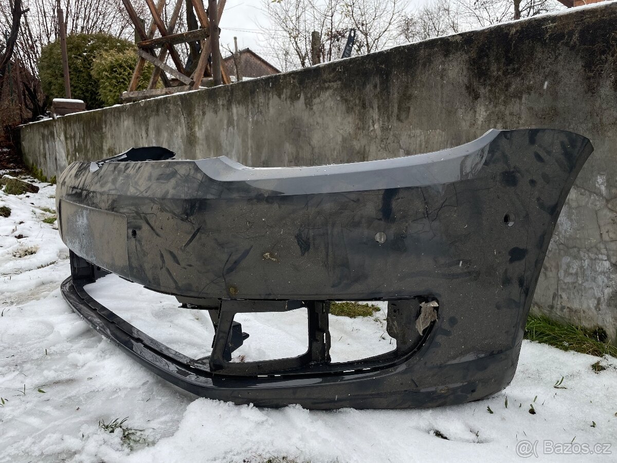 Přední nárazník VW Caddy 3 (2010-2015) - černý - 3