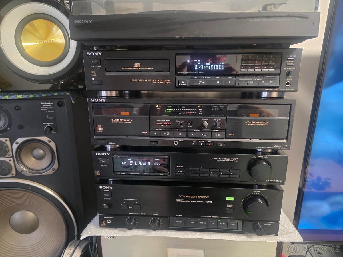 SONY TA F 311R ST S 120 TC WR 520 CD P590 PS LX 100 - 3