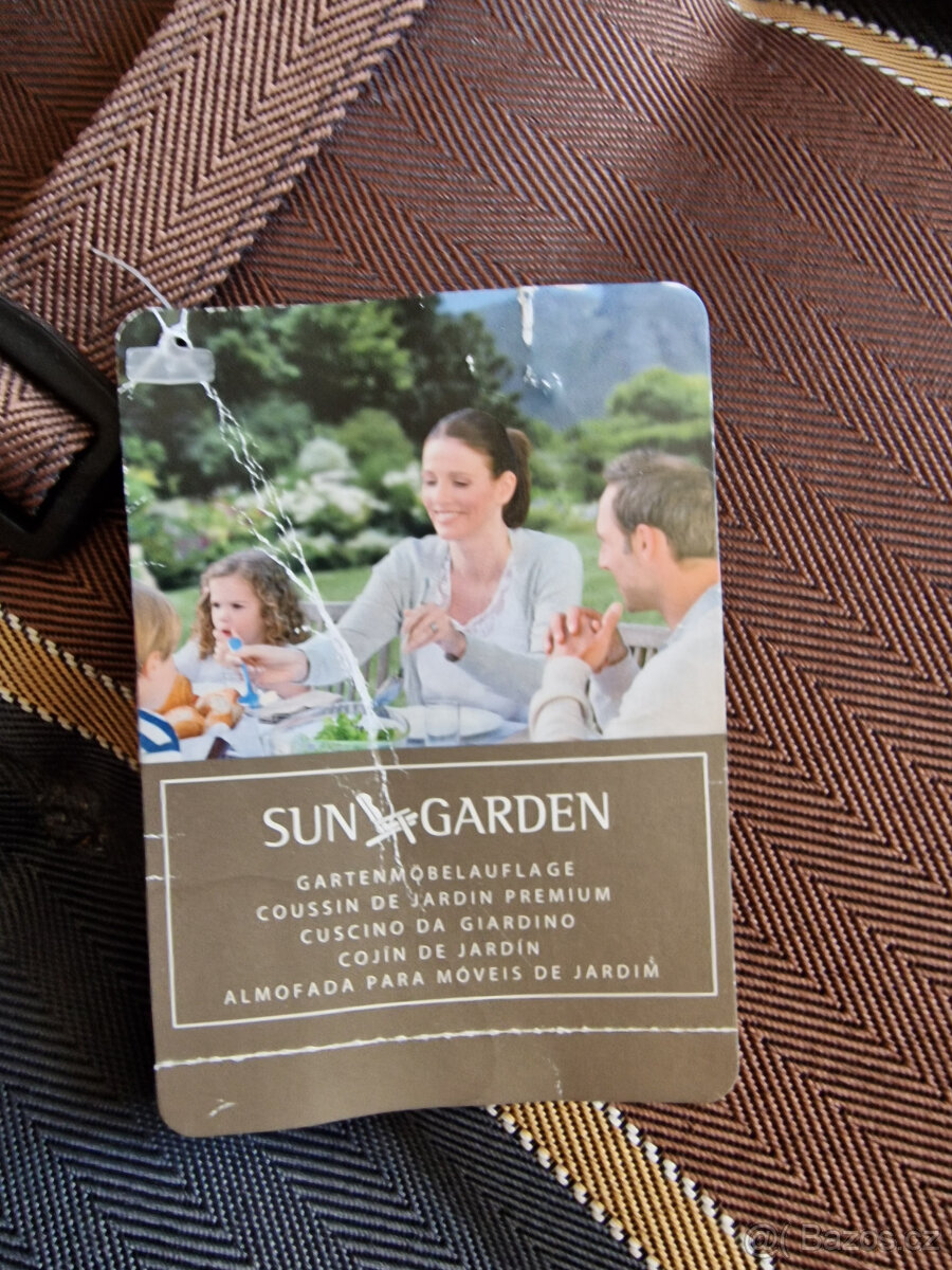 Polstare na zahradni zidle, lehatka nove - 3