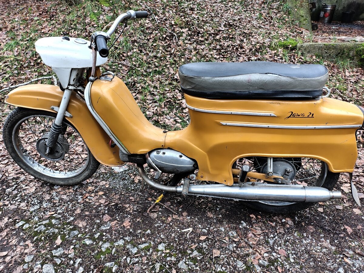 Jawa 50/21 pionýr s platným TP a SPZ - 3