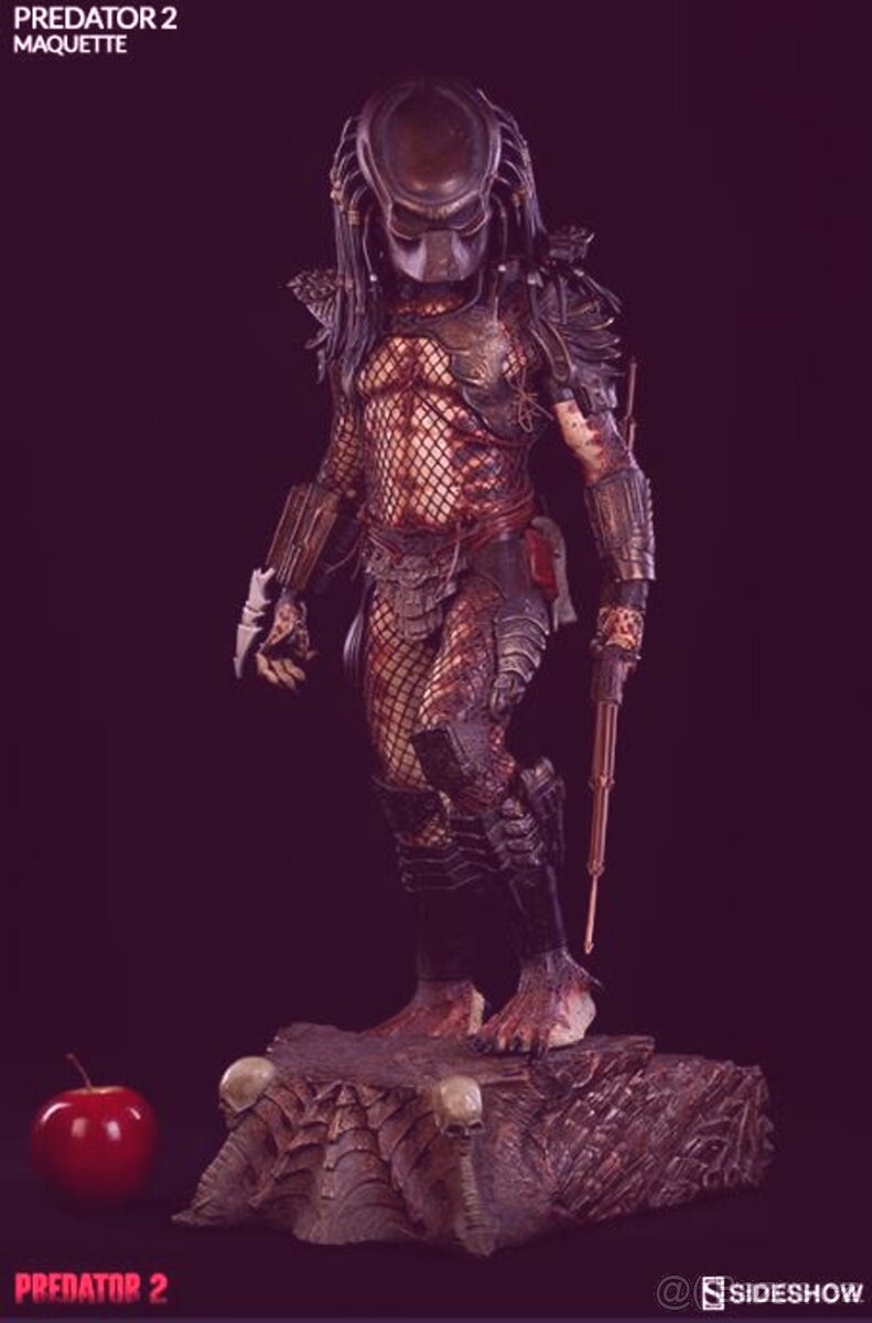 Predator 2 maquette 1/4 Exclusive 72cm, Sideshow+dárek - 3