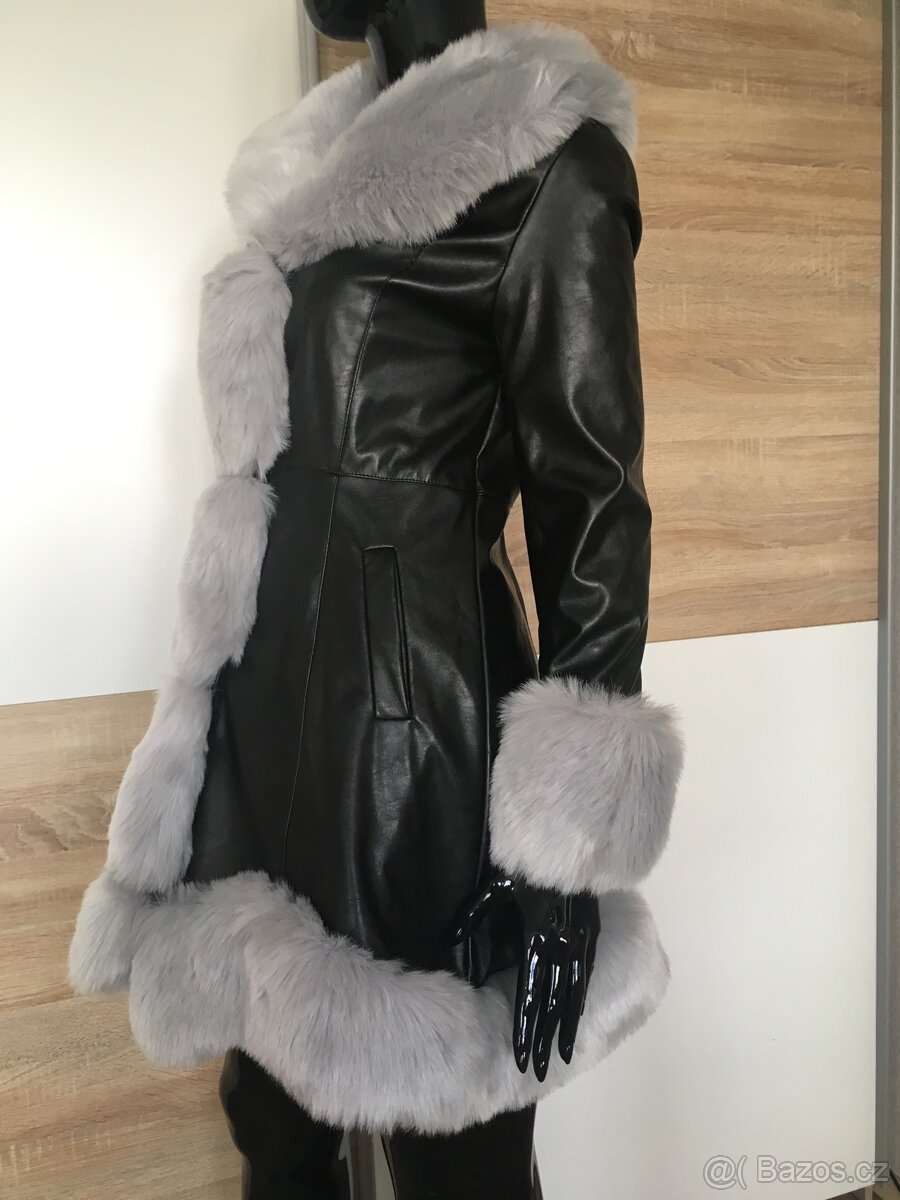 Koženková bunda, kabát - 3