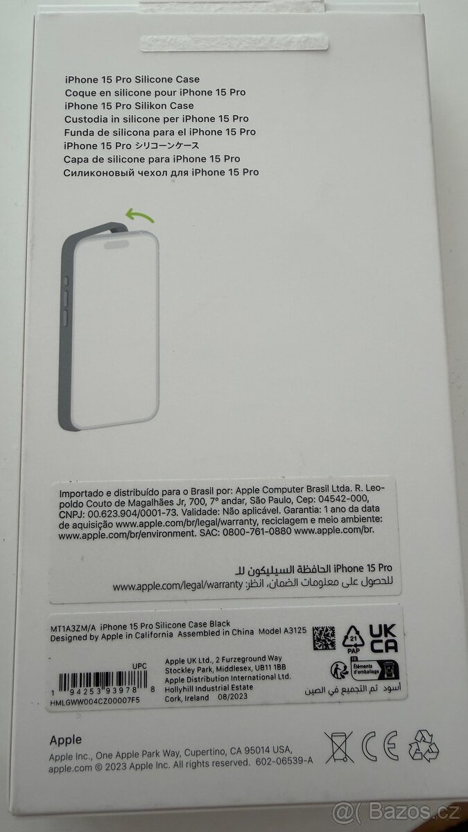 iPhone 15 pro silicon case MagSafe kryt - 3