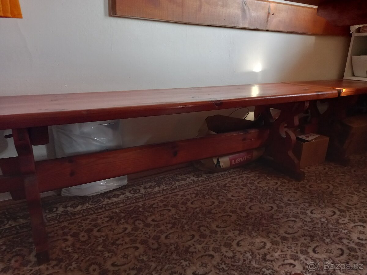 Dřevěná jídelní sestava - 3