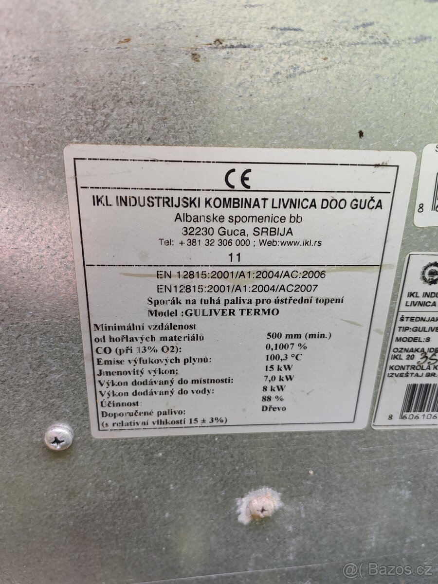 Sporák Guliver Thermo Guca - 3